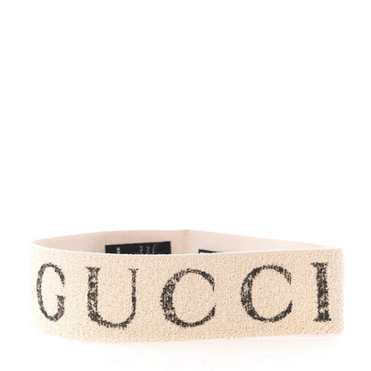 Gucci Cotton Elastic Logo Headband White 1 of 6