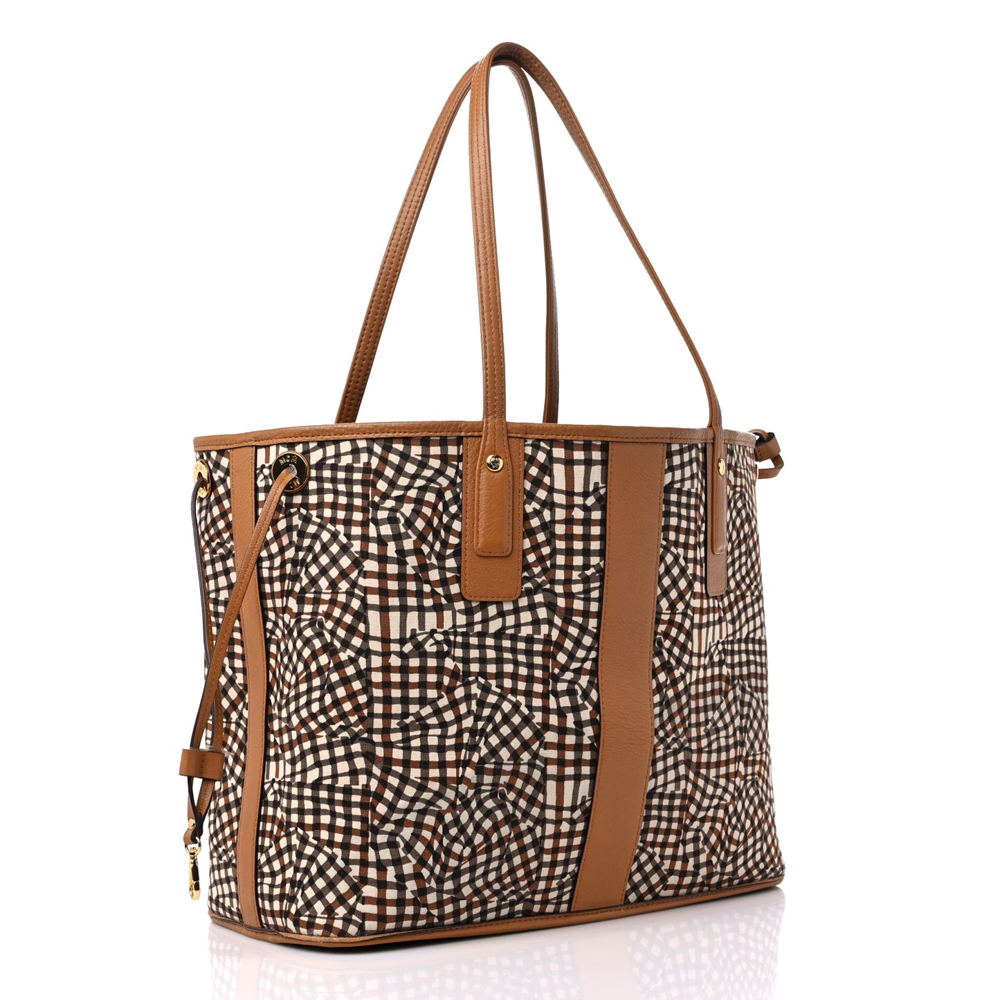 Visetos Medium Liz Reversible Shopper Tote Cognac