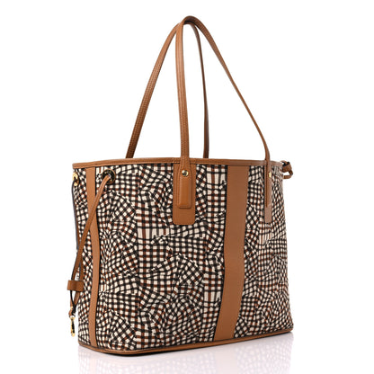 MCM Visetos Medium Liz Reversible Shopper Tote Cognac 13 of 16
