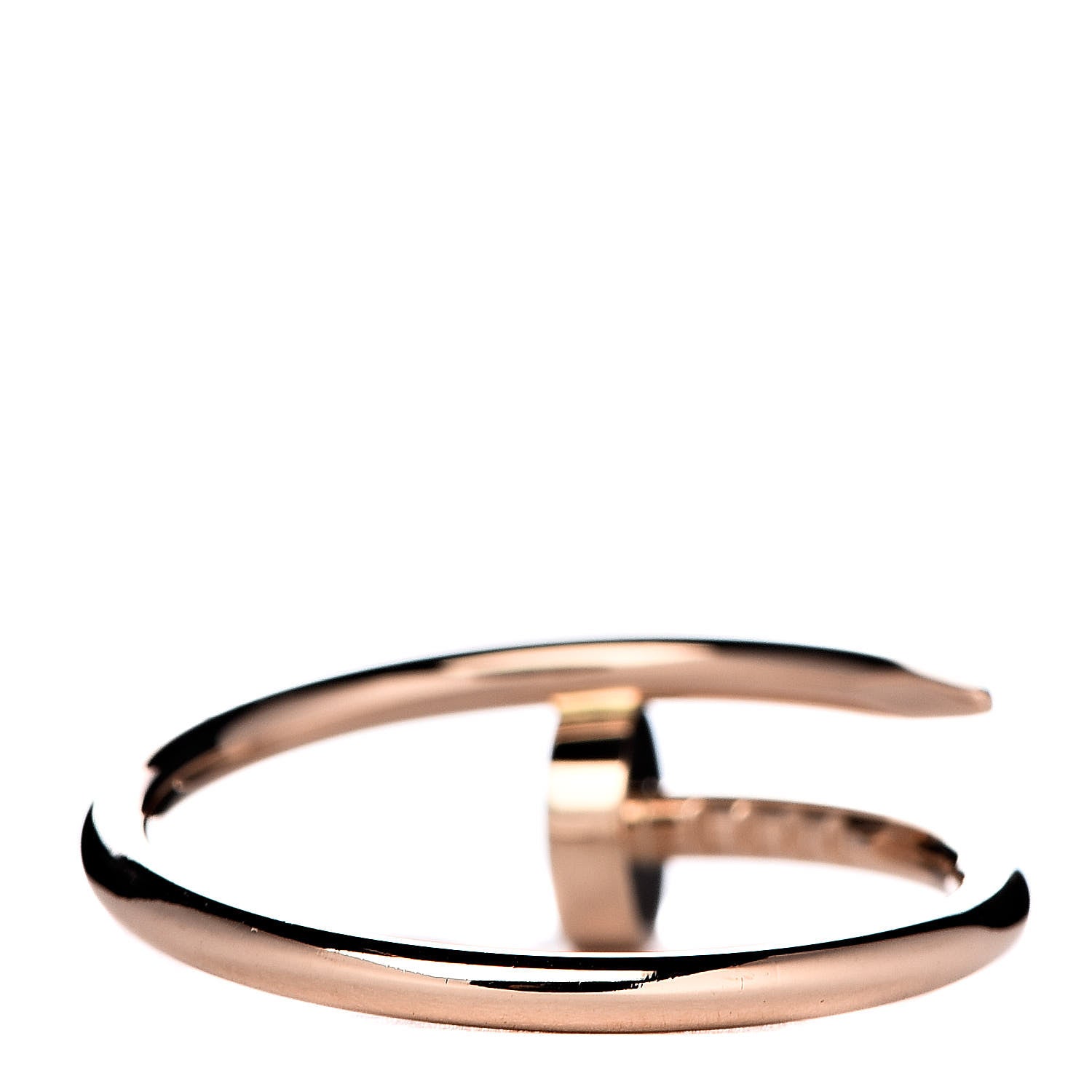 Cartier 18K Pink Gold Small Juste Un Clou Ring 55 7.25 3 of 6