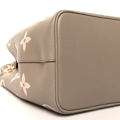 Louis Vuitton Empreinte Monogram Giant Neonoe MM Tourterelle Creme 9 of 11