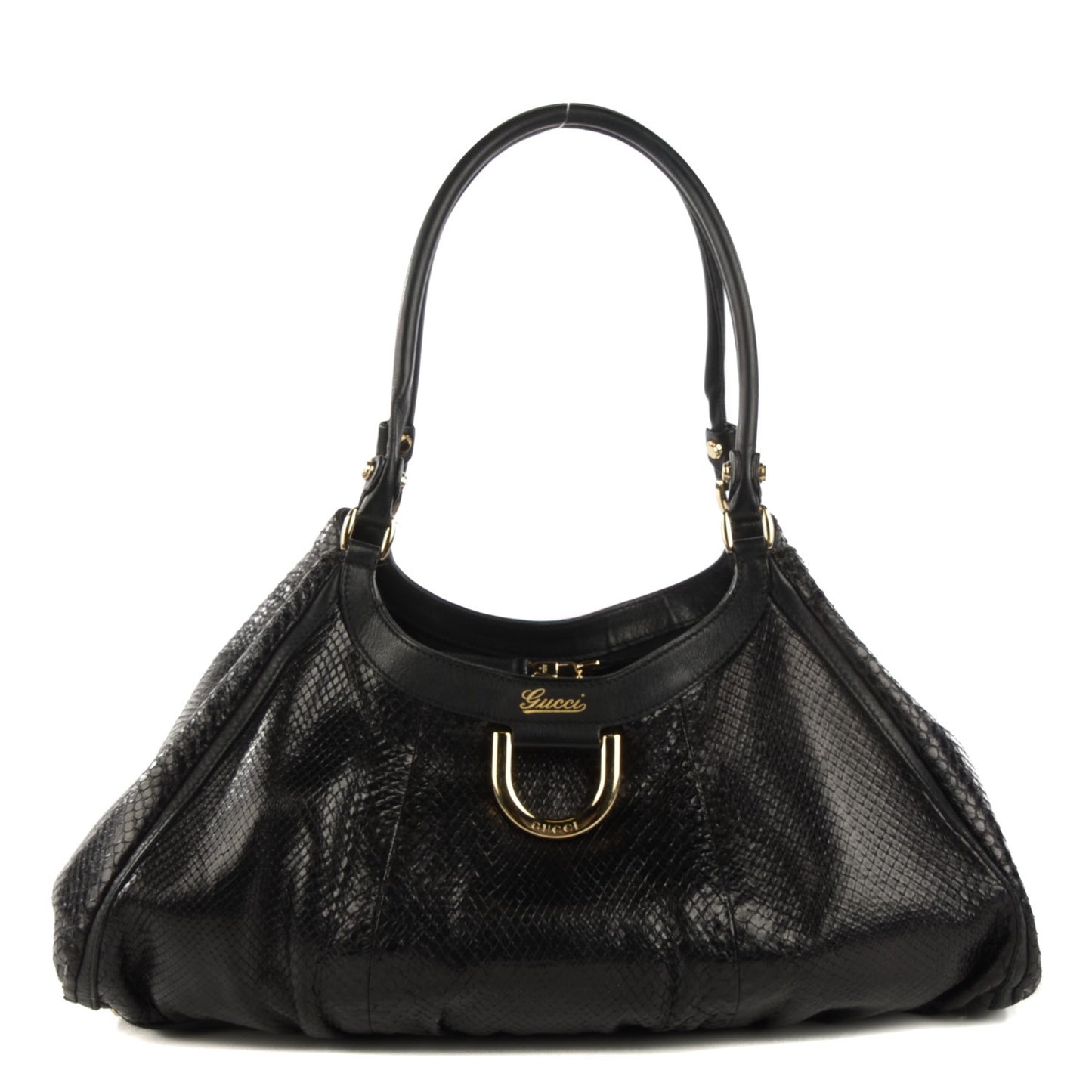 Python D Ring Hobo Black