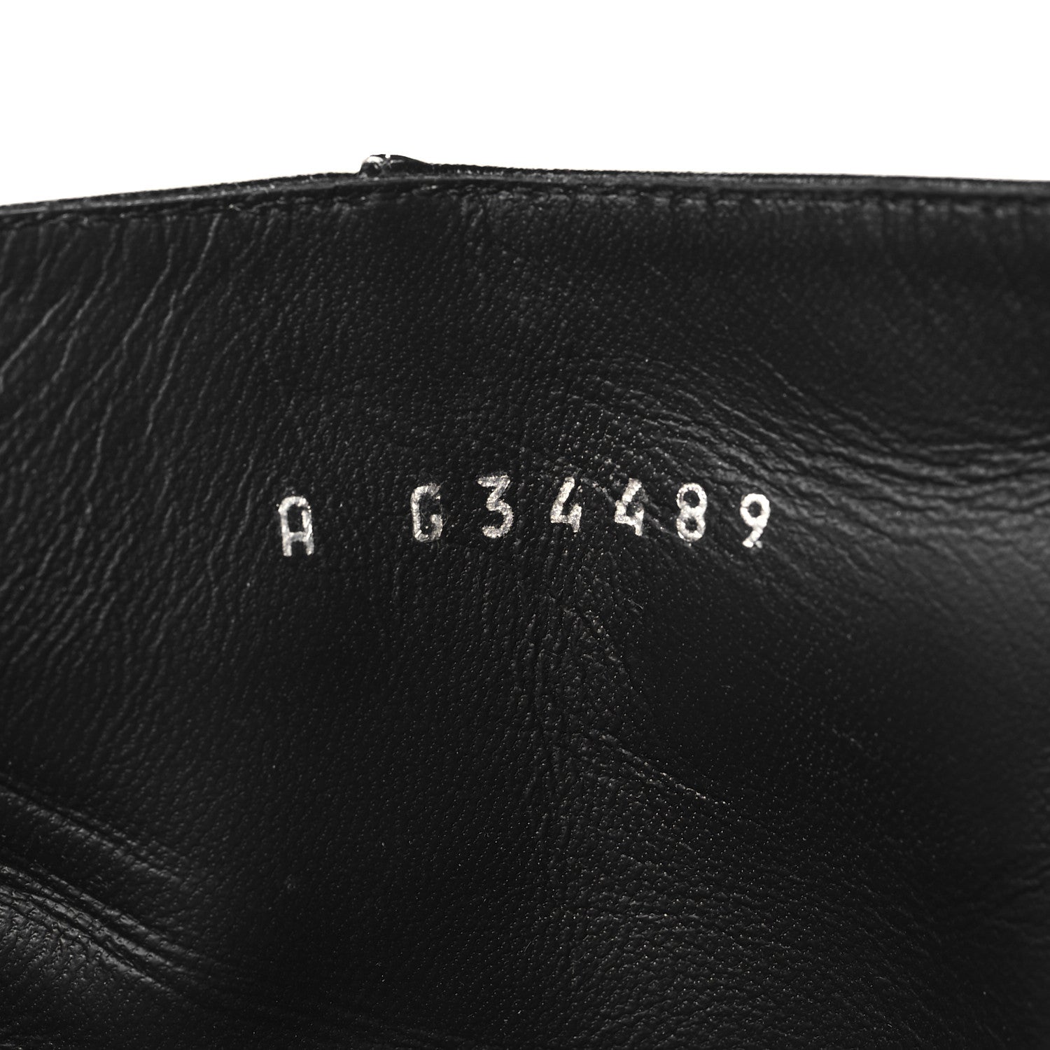 Chanel Crackled Calfskin Chain CC Short Boots 38 Black 7 of 10