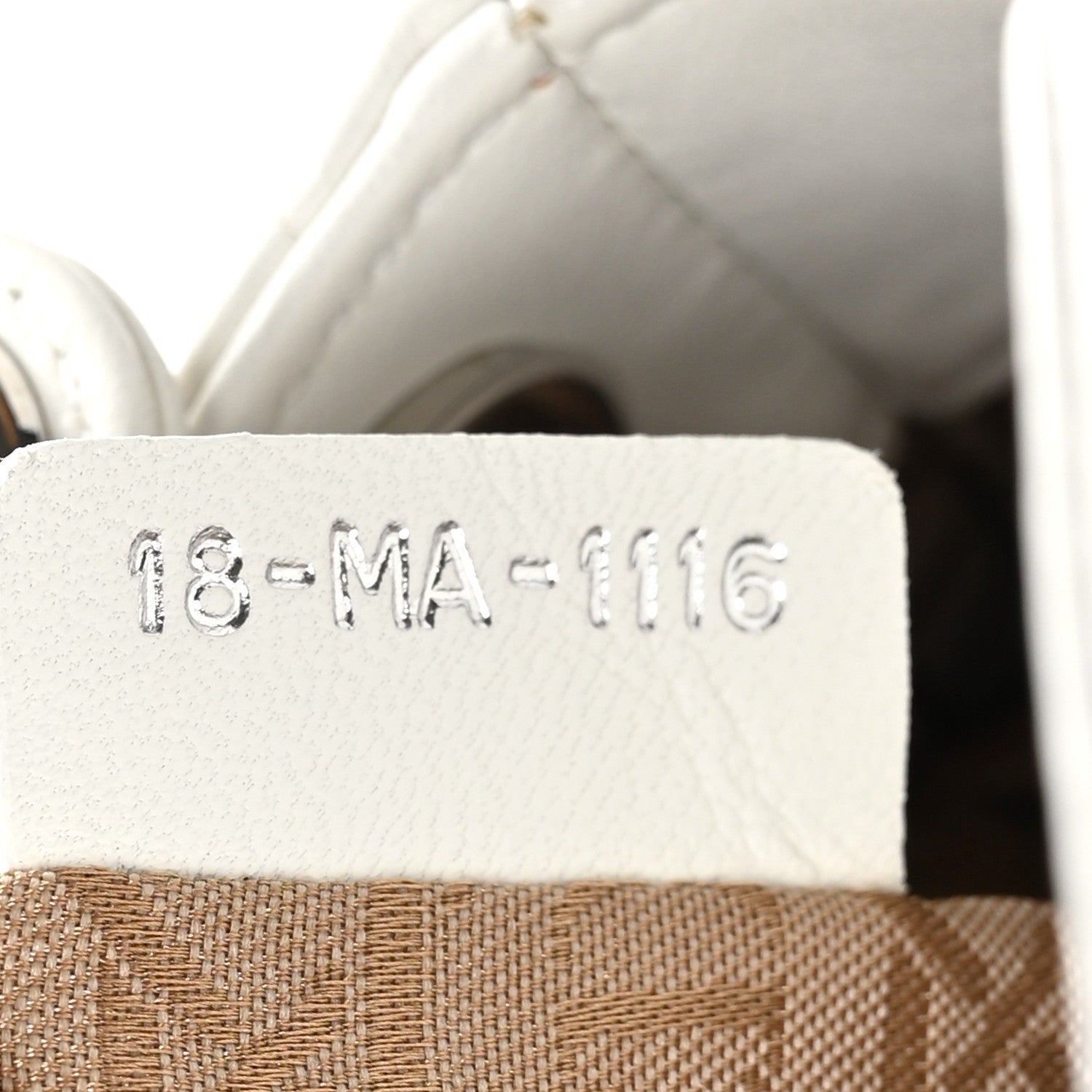 Christian Dior Lambskin Cannage Mini Lady Dior White 7 of 10