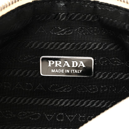 Prada Grace Lux Triangle Shoulder Bag White 6 of 9