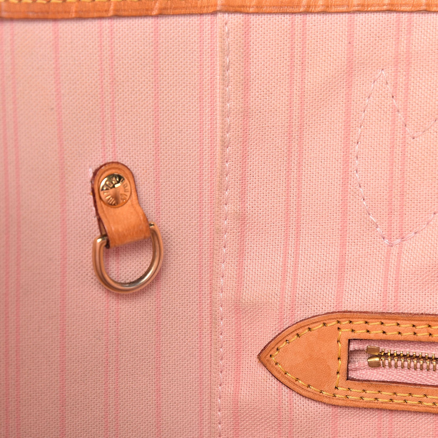 Damier Azur Neo Neverfull MM Rose Ballerine