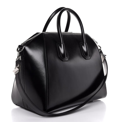 Givenchy Shiny Lord Calfskin Medium Antigona Black 4 of 8