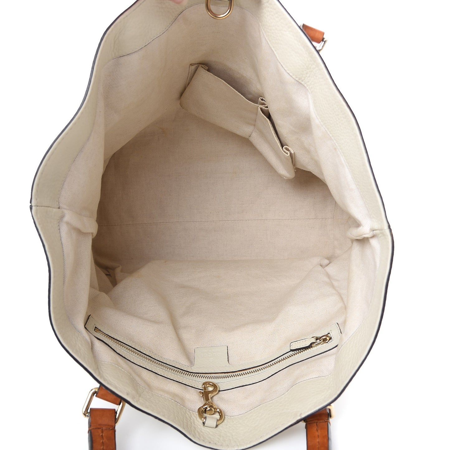 Calfskin Medium Madison Tote Natural
