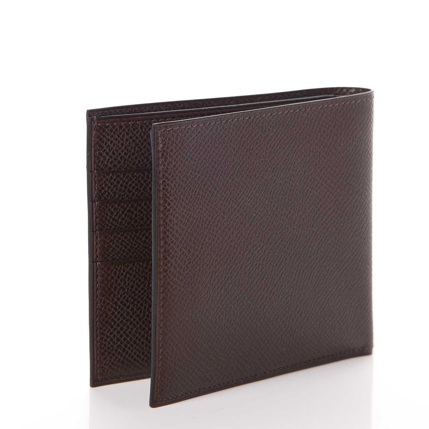 Hermes Epsom MC2 Copernic Compact Wallet Chocolate 3 of 8
