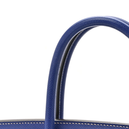 Hermes Epsom Candy Birkin 30 Bleu Electrique Mykonos 14 of 14