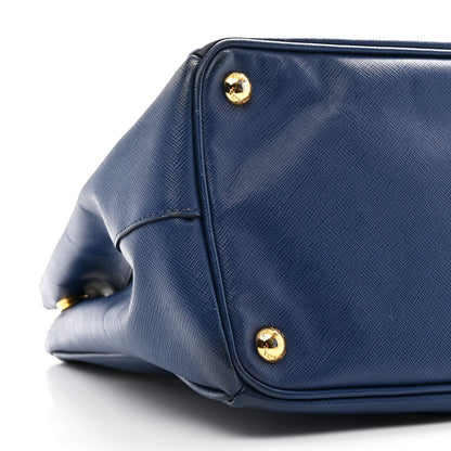 Prada Saffiano Lux Medium Galleria Double Zip Tote Bluette 9 of 14