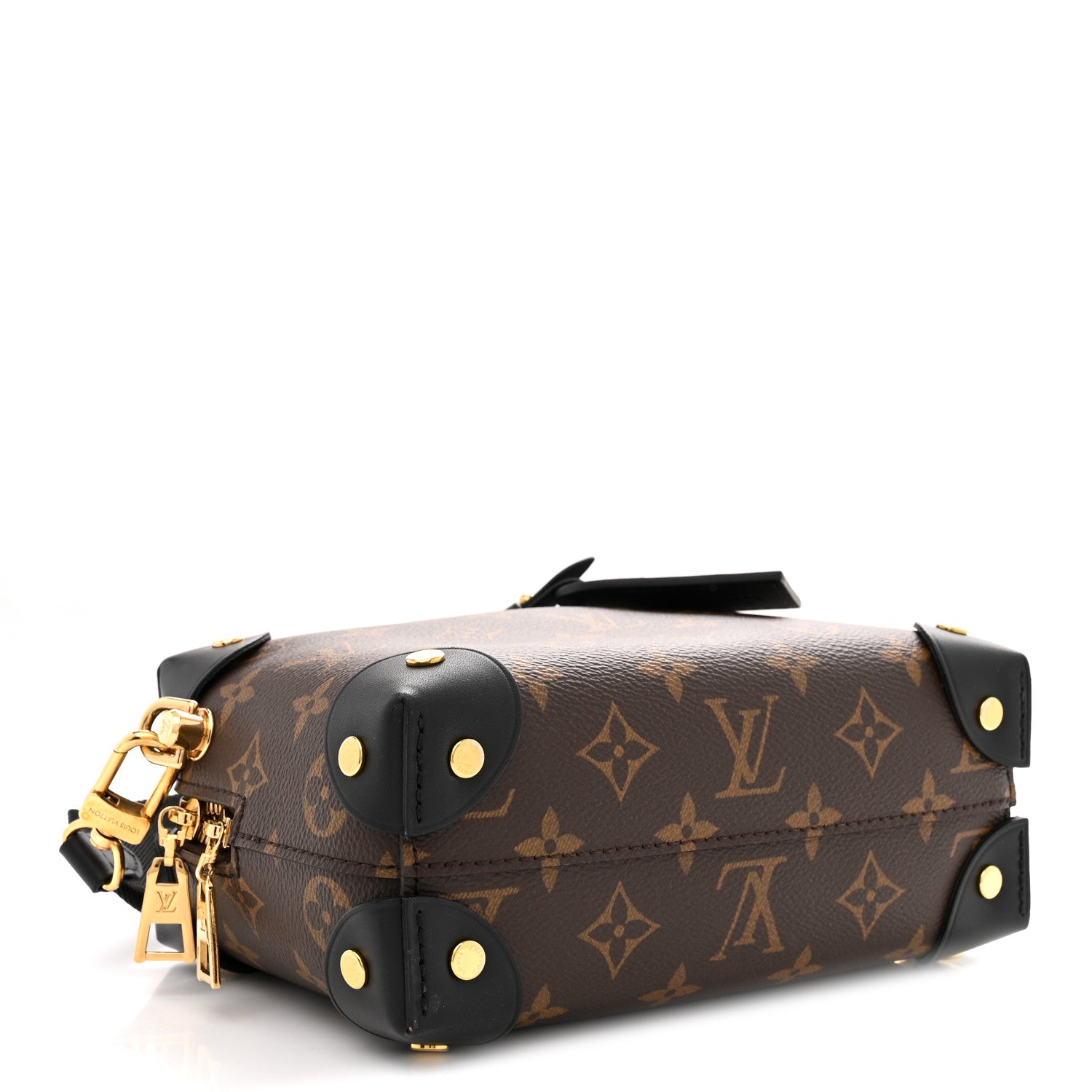 Louis Vuitton Monogram Petite Malle Souple Black 6 of 19