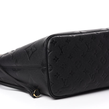 Louis Vuitton Empreinte Monogram Giant Neverfull MM Black 6 of 10