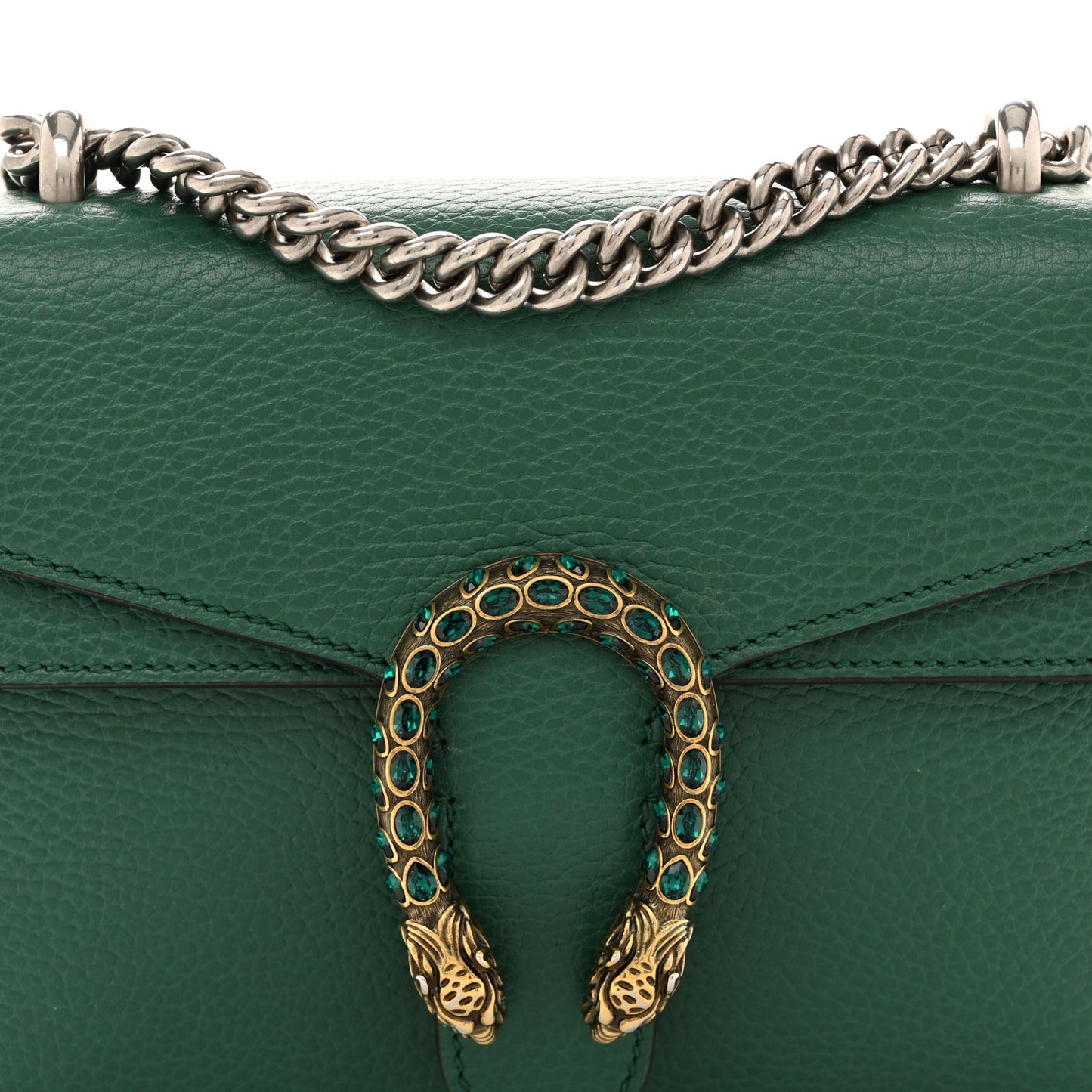 Calfskin Mini Dionysus Shoulder Bag Emerald