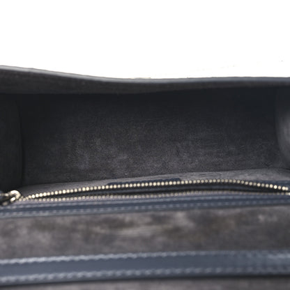 Jimmy Choo Metallic Calfskin Snakeskin Embossed Madeline Crossbody Bag Silver 5 of 13
