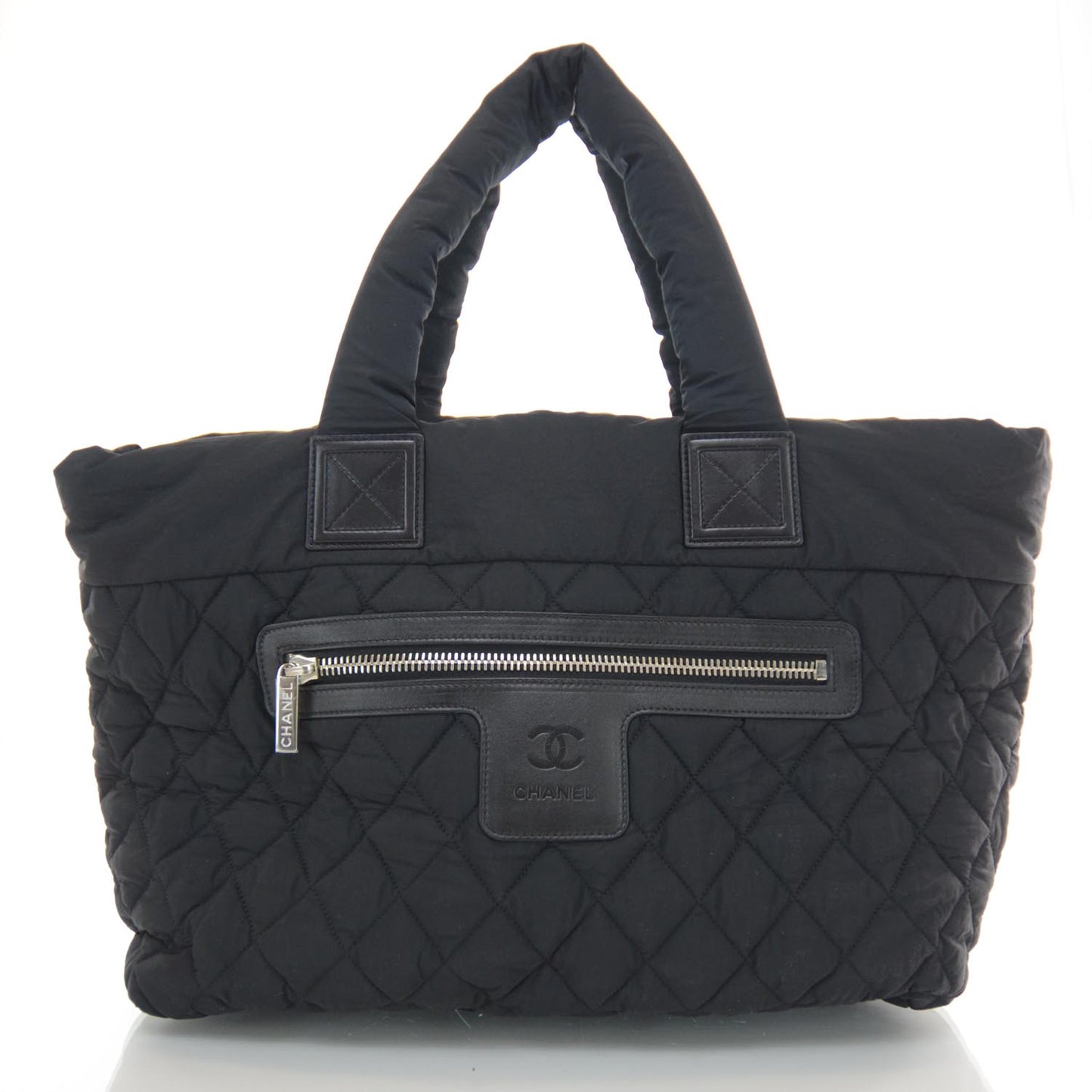 Nylon Coco Cocoon Tote Black