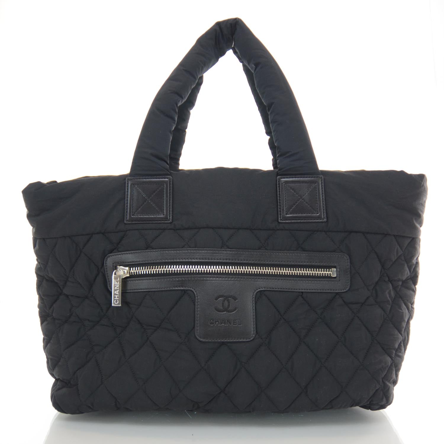 Chanel Nylon Coco Cocoon Tote Black 1 of 8