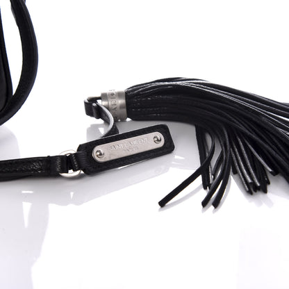 Saint Laurent Lambskin Monogram Small Lou Camera Bag Black 10 of 10