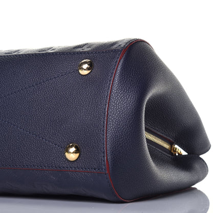 Louis Vuitton Empreinte Montaigne MM Marine Rouge 8 of 8