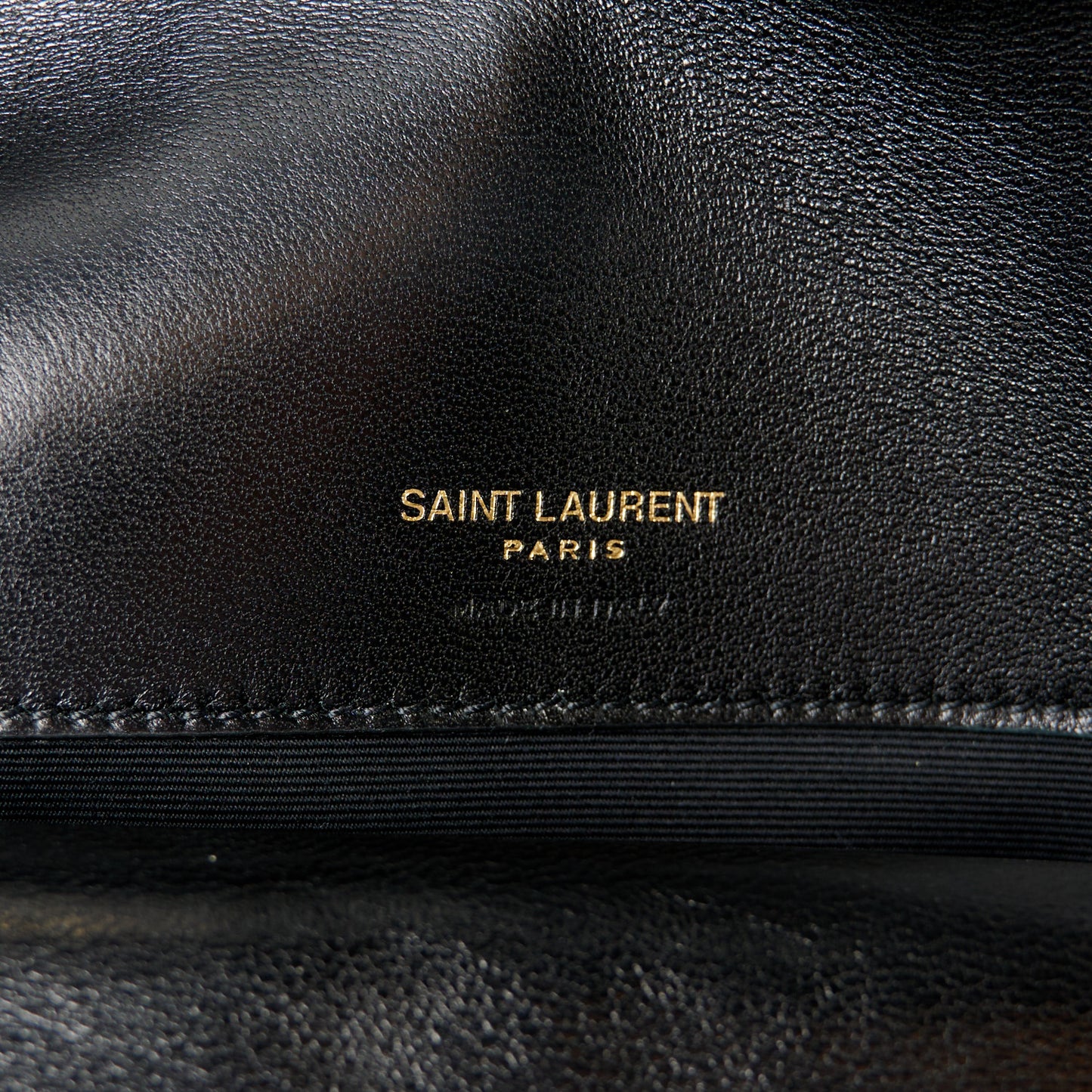 Lambskin Chevron Quilted Medium Loulou Black