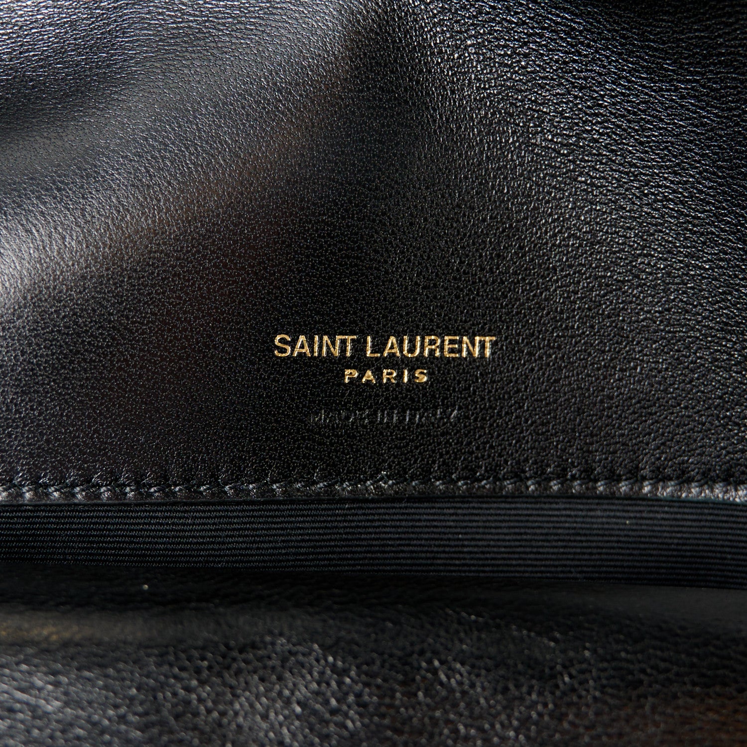 Saint Laurent Lambskin Chevron Quilted Medium Loulou Black 8 of 14