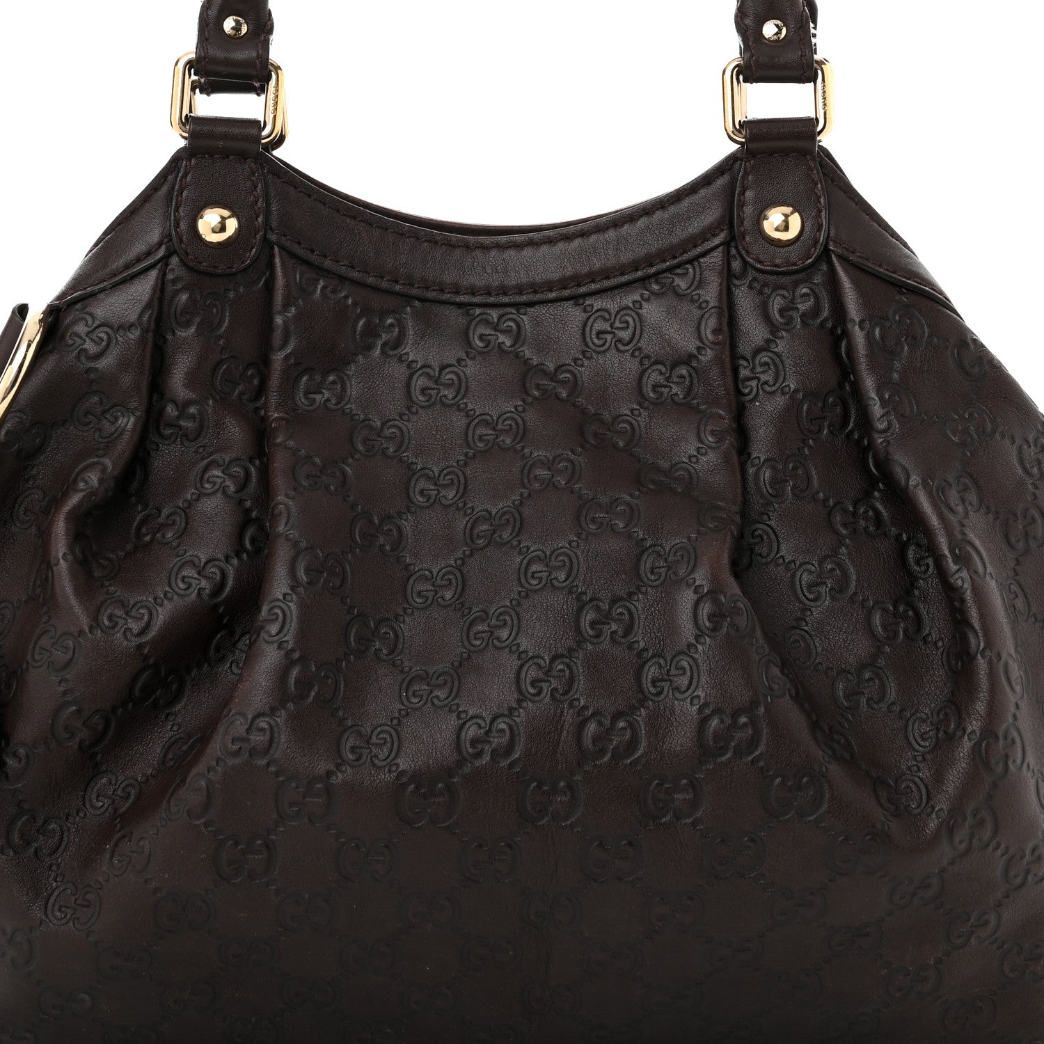 Gucci Guccissima Medium Sukey Tote Brown 8 of 12