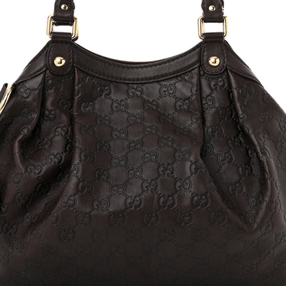 Gucci Guccissima Medium Sukey Tote Brown 8 of 12