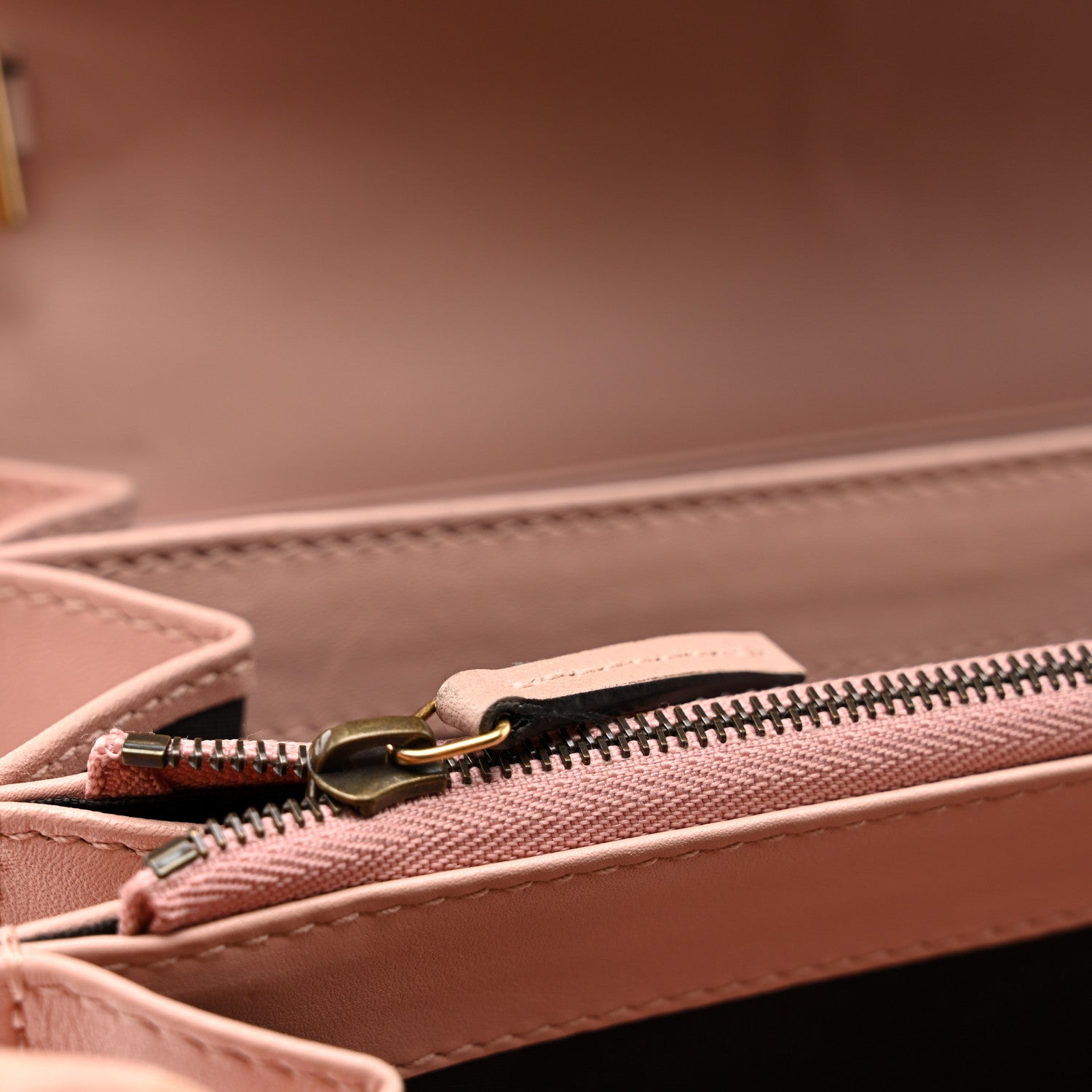 Gucci Calfskin Matelasse GG Marmont Chain Wallet Perfect Pink 12 of 12