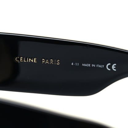 Celine Acetate Rectangular Sunglasses CL4056IN Black 6 of 7
