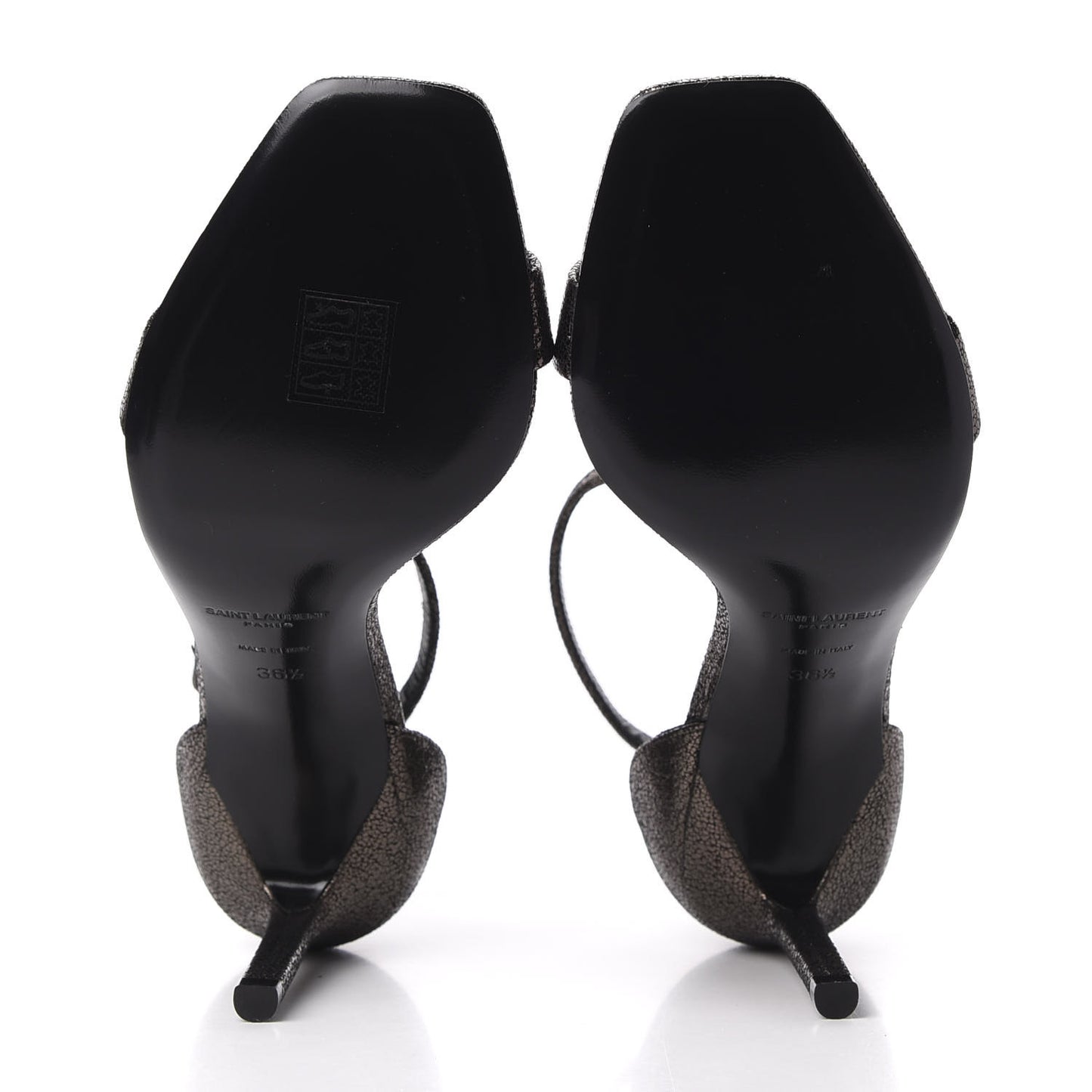 Evora Amber 85 Astrap Sandals 36.5 Gunmetal