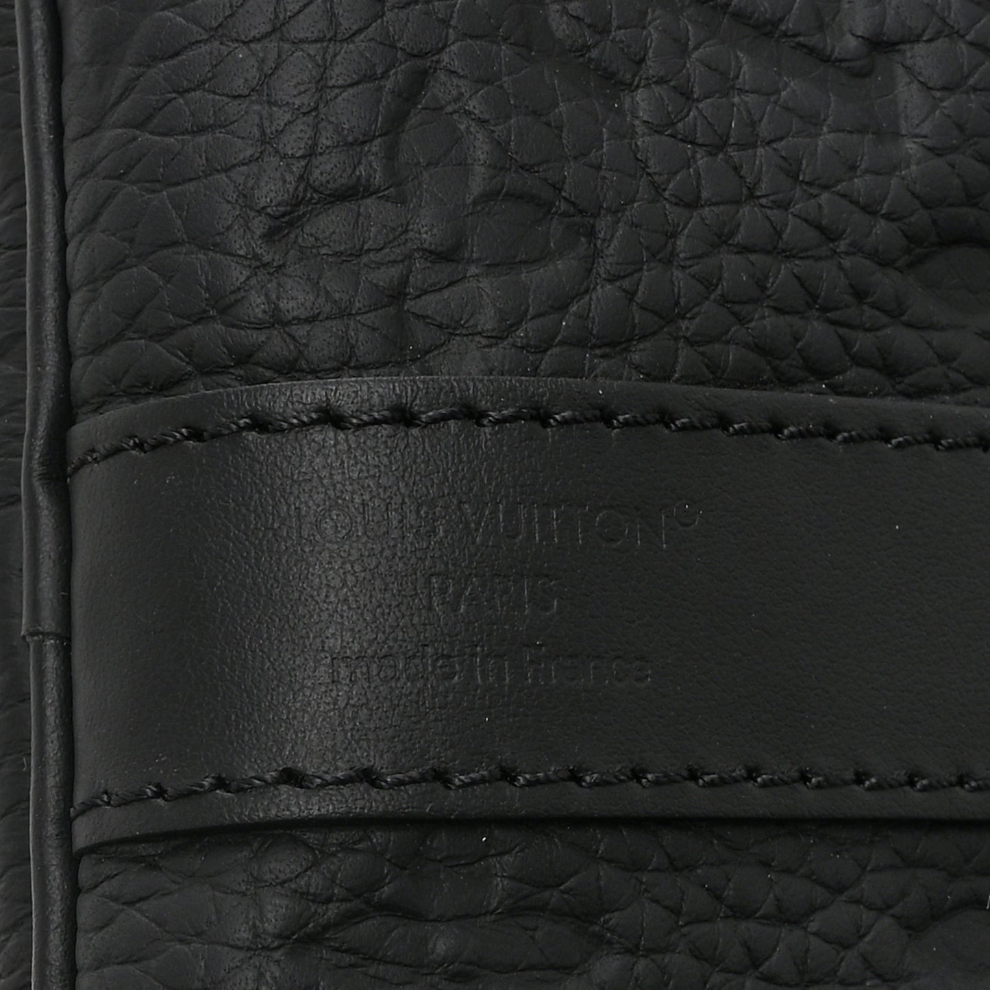 Monogram Taurillon Keepall Bandouliere 35 Black