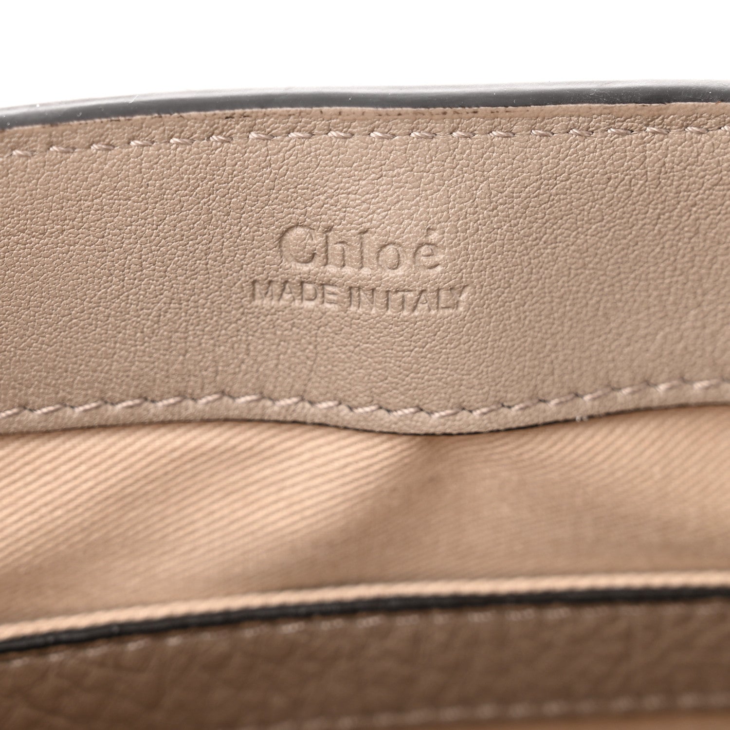 Chloe Calfskin Mini Faye Day Shoulder Bag Motty Grey 5 of 9