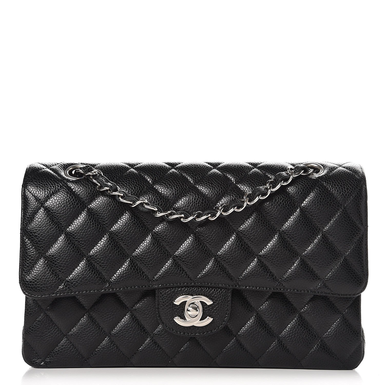 Chanel Caviar Quilted Medium Double Flap Black 1 of 10