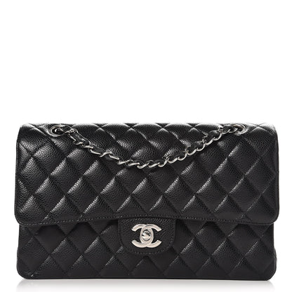 Chanel Caviar Quilted Medium Double Flap Black 1 of 10
