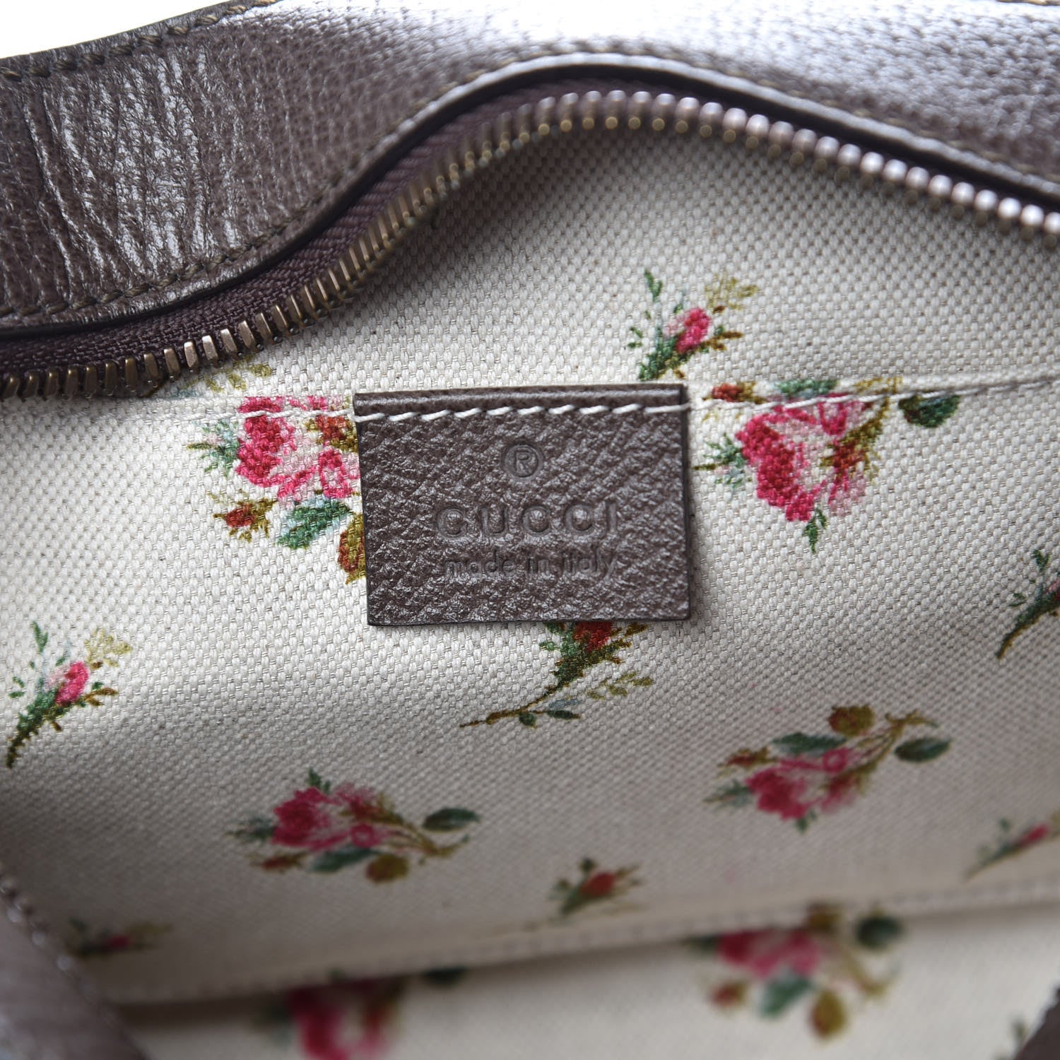 Gucci GG Supreme Monogram Web Neo Vintage Shoulder Bag Beige New Acero Crop 6 of 9