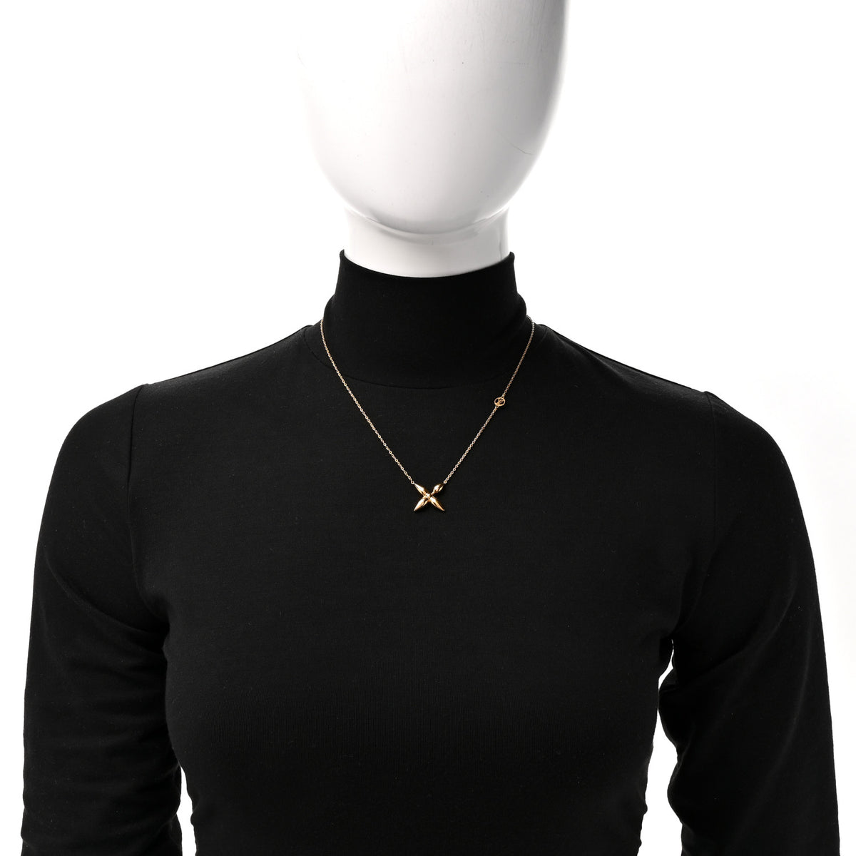 Metal Louisette Necklace Gold