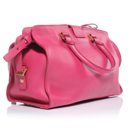 Saint Laurent Leather Petit Cabas Y Chyc Tote Fuchsia 3 of 8