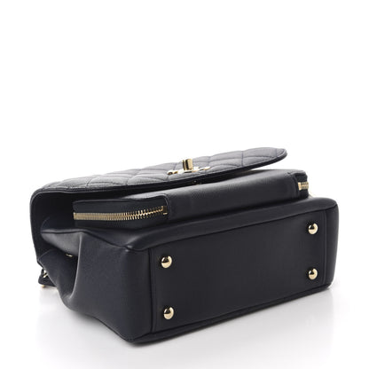 Chanel Caviar Quilted Small Business Affinity Flap Navy 4 of 12
