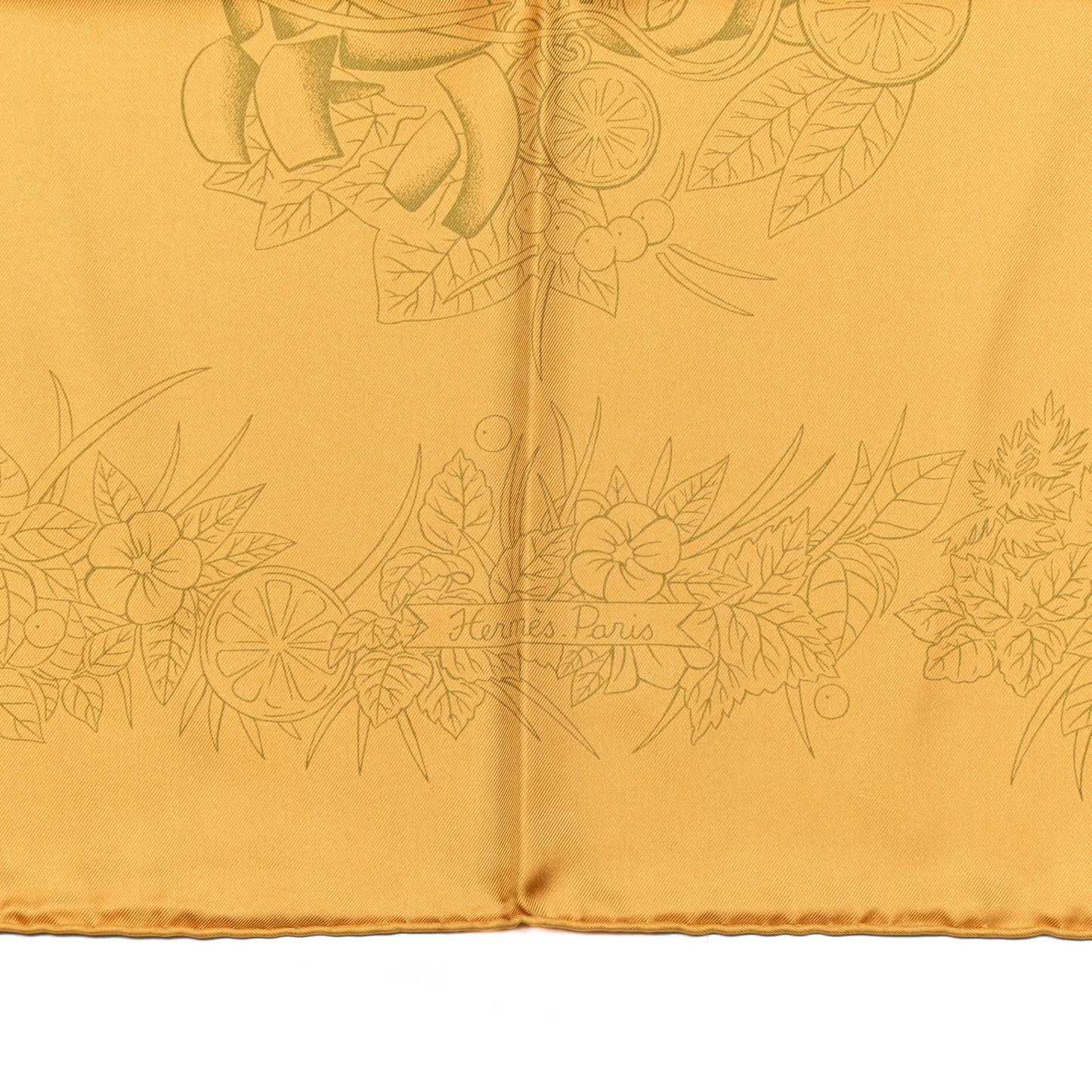 Silk De La Citrouille A La Caleche Scarf 90