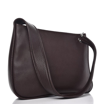 Hermes Fjord Manille II Shoulder Bag Chocolate 3 of 6