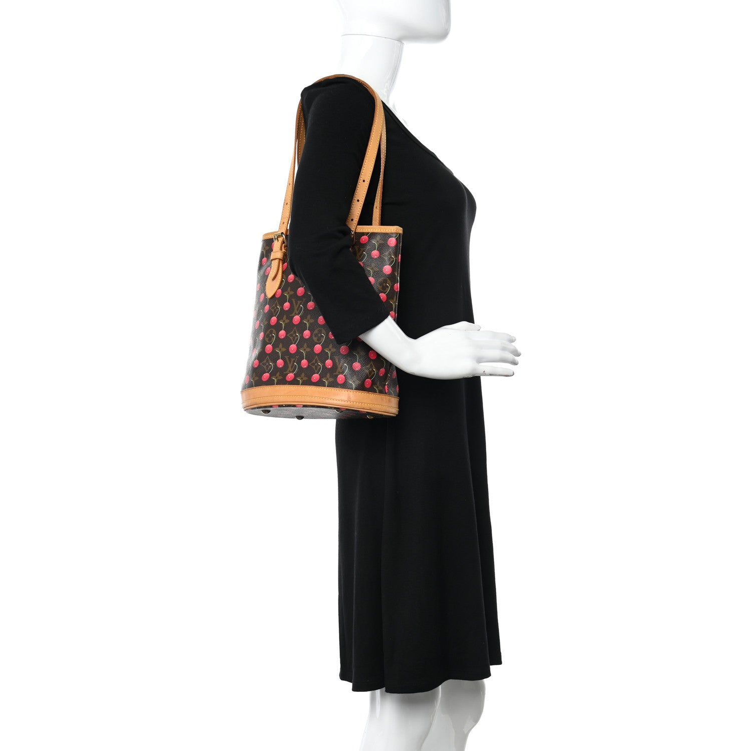 Louis Vuitton Monogram Cerises Bucket Bag 2 of 12