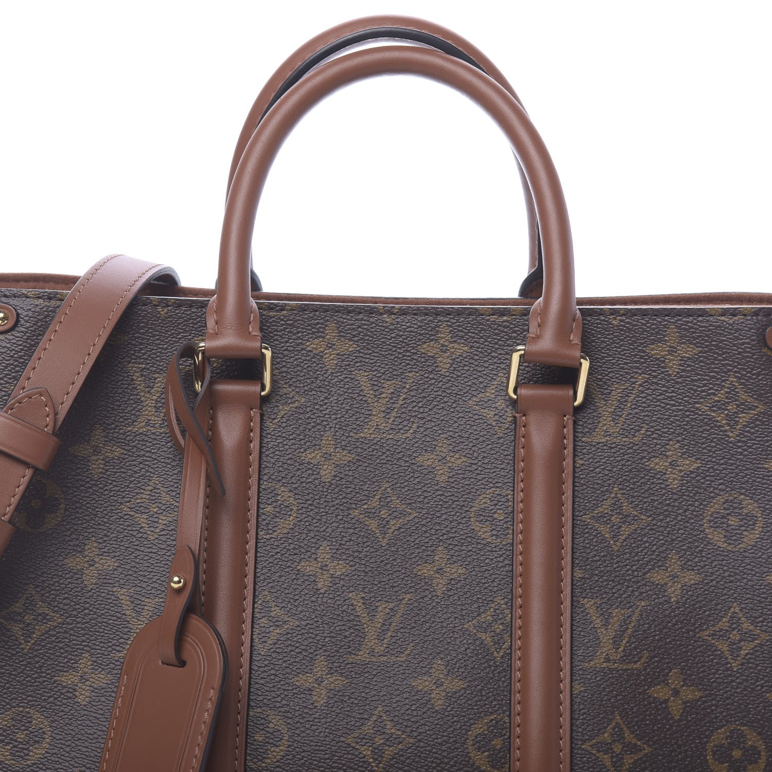 Louis Vuitton Monogram Soufflot MM Caramel 6 of 8