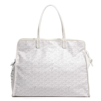 Goyard Goyardine Sac Hardy Pet Carrier PM White 1 of 9