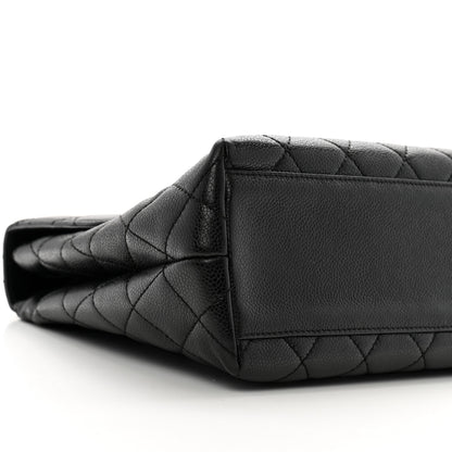 Chanel Caviar Quilted Jumbo Kelly Flap Black 10 of 11