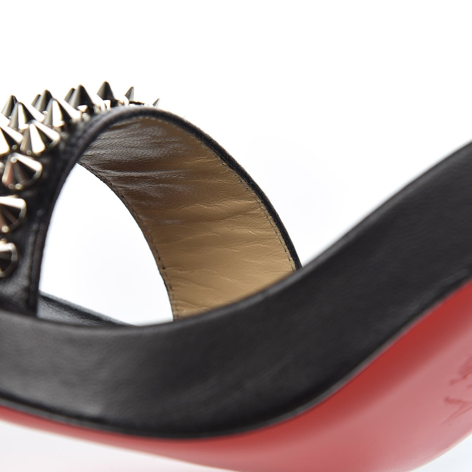Christian Louboutin Nappa Spike Bikool 85 Sandals 36 Black 9 of 10