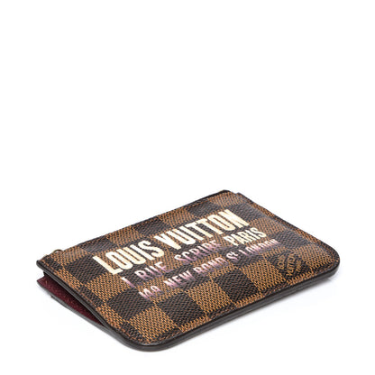 Louis Vuitton Damier Ebene Scribe Affiche Key Pouch 4 of 6