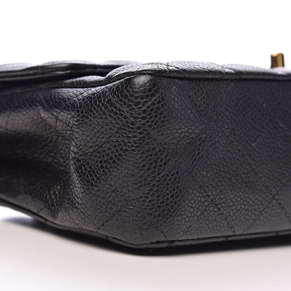 Chanel Caviar Quilted Medium Double Flap Black 8 of 13