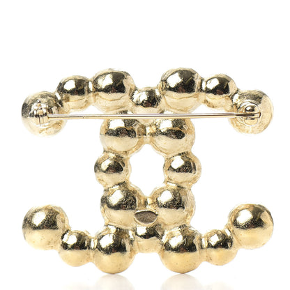Chanel Pearl CC Brooch Gold Pearly White 3 of 4