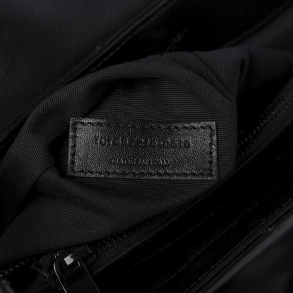 Saint Laurent Calfskin Y Quilted Monogram Medium Loulou Chain Satchel Black 9 of 9
