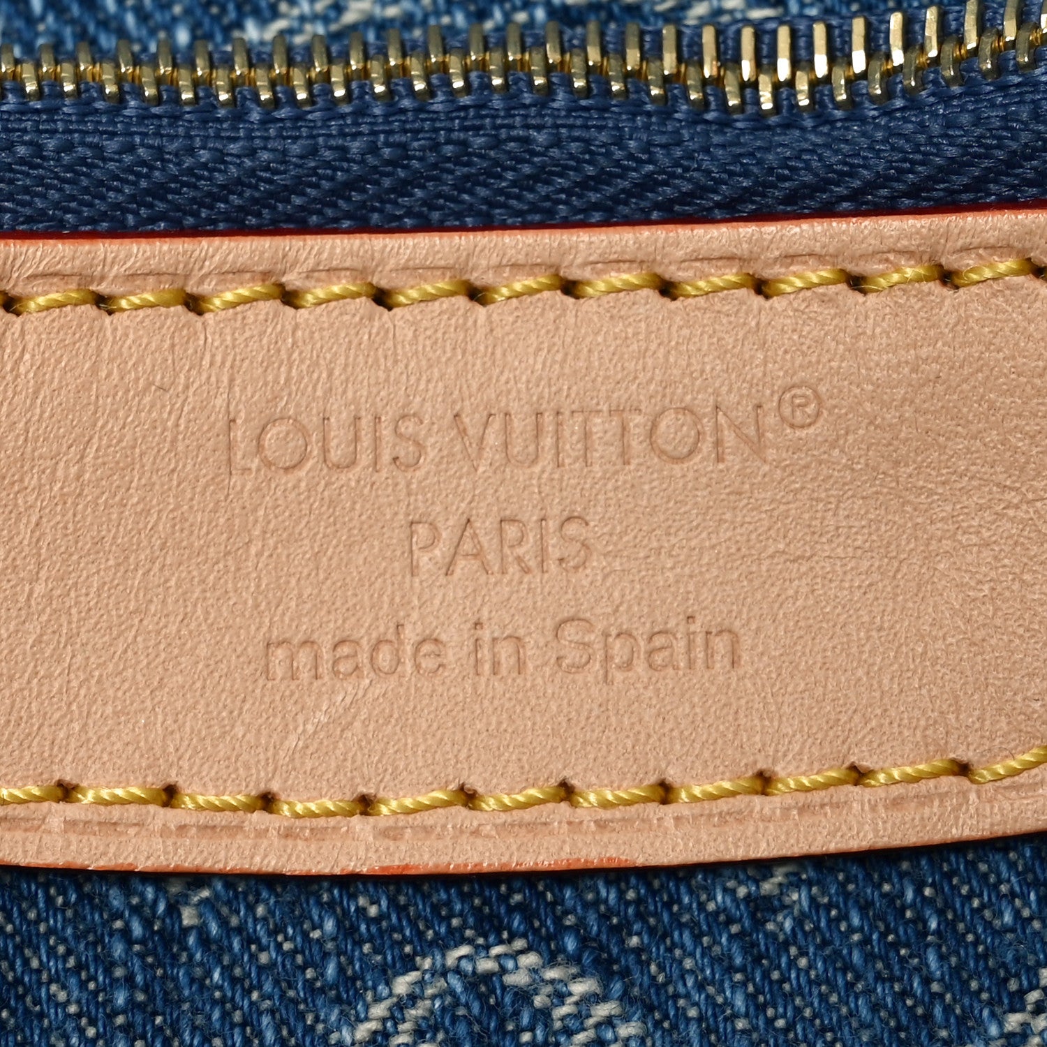 Louis Vuitton Monogram Denim Diane Blue 5 of 9